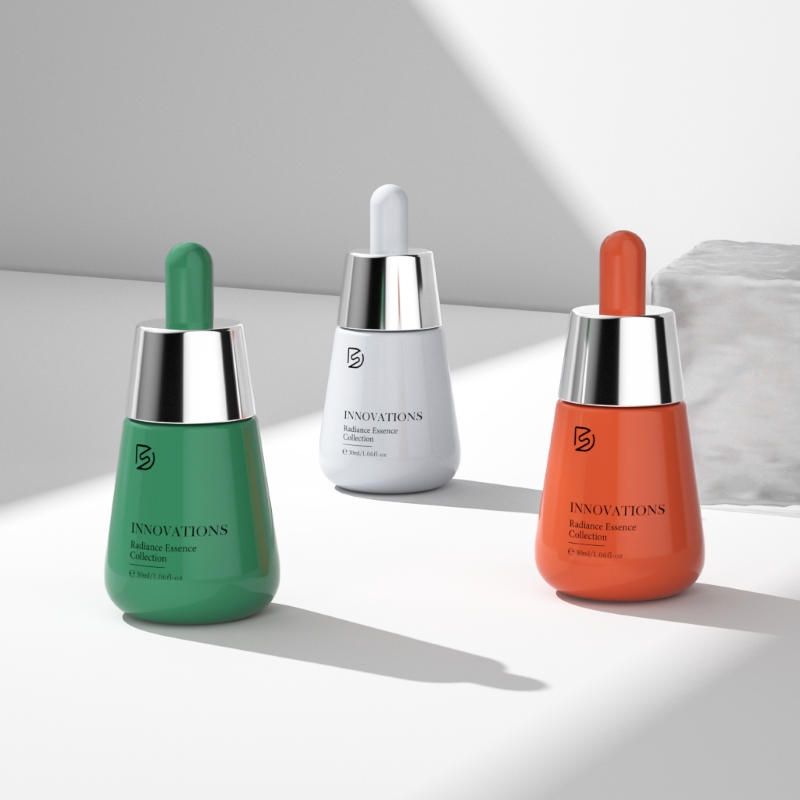 Eco-friendly cosmetic glass bottles