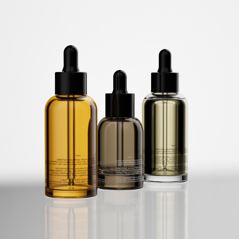 30ml/60ml Serum/Essential oil cosmetic glass bottle