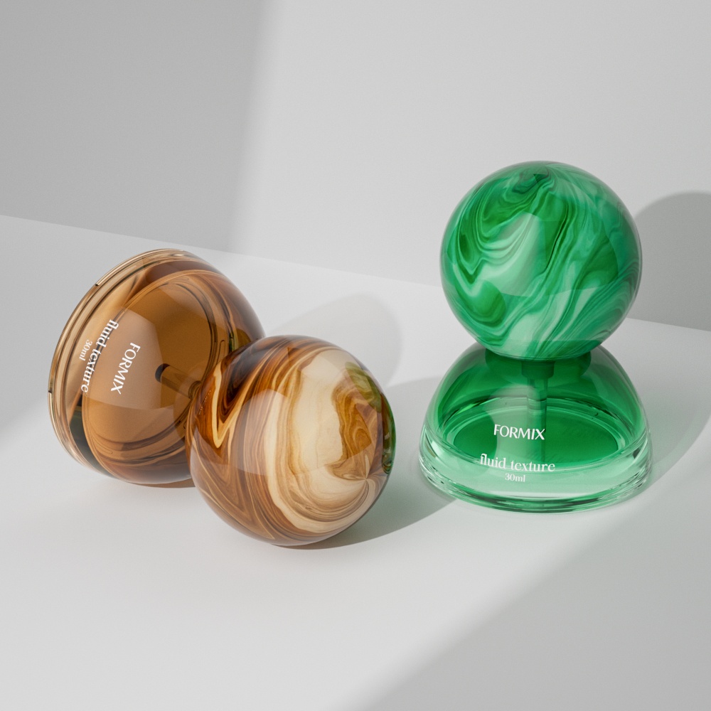 Fluid Texture Serum Bottle Applications