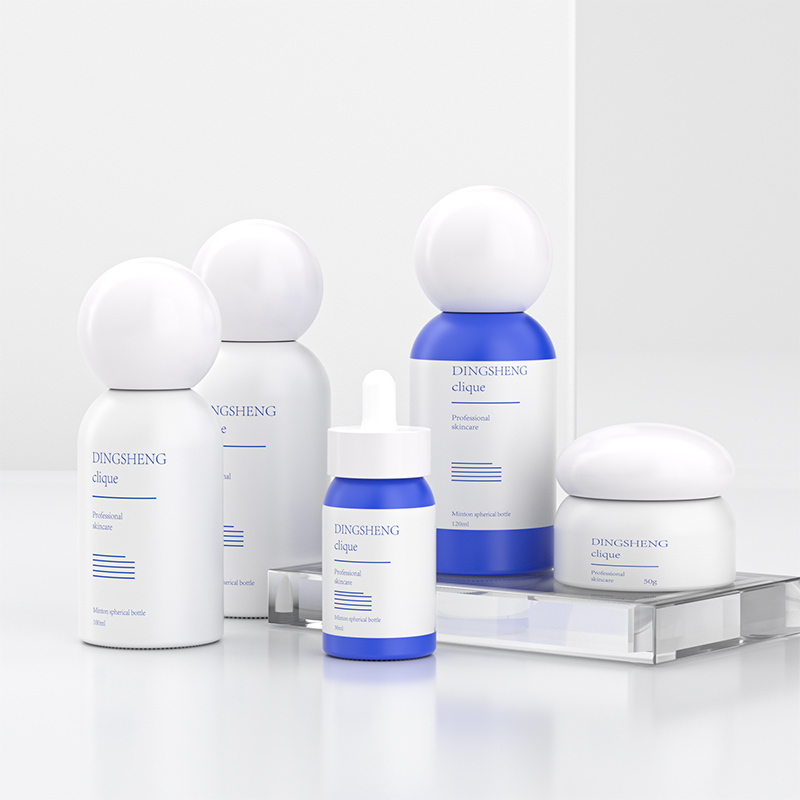 Matte Glass Cosmetic Packaging Set