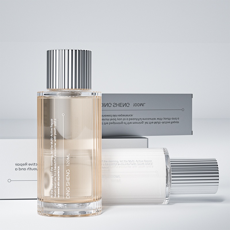 Custom Glass Emulsion Pump Bottle