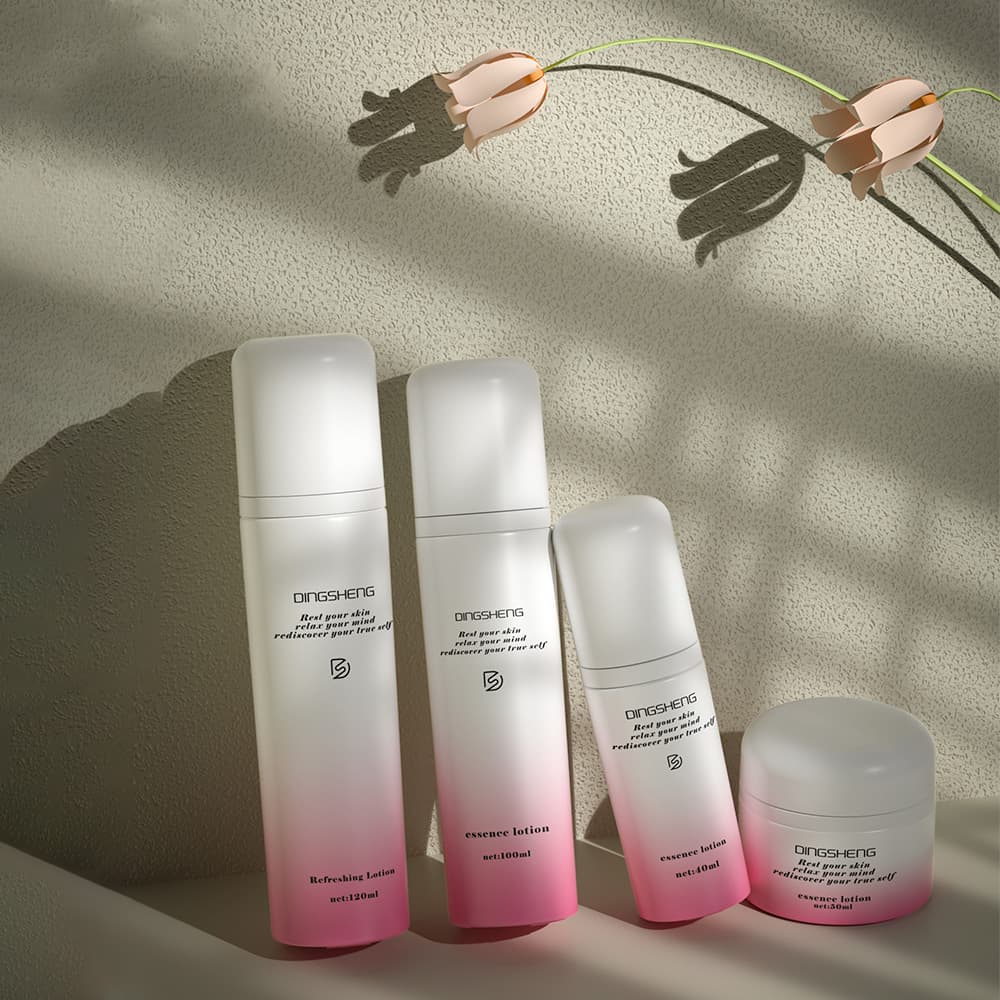 Luxury empty heavy wall glass face cream jar 50g