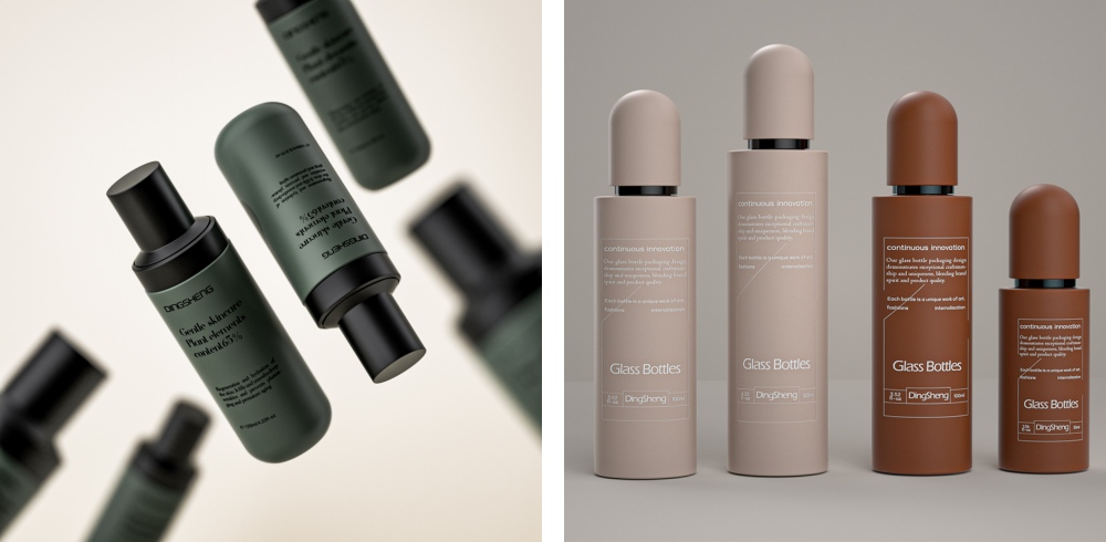 Cosmetic glass packaging