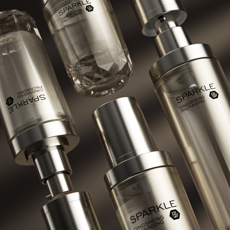 Wholesale Faceted Glass Skincare Set