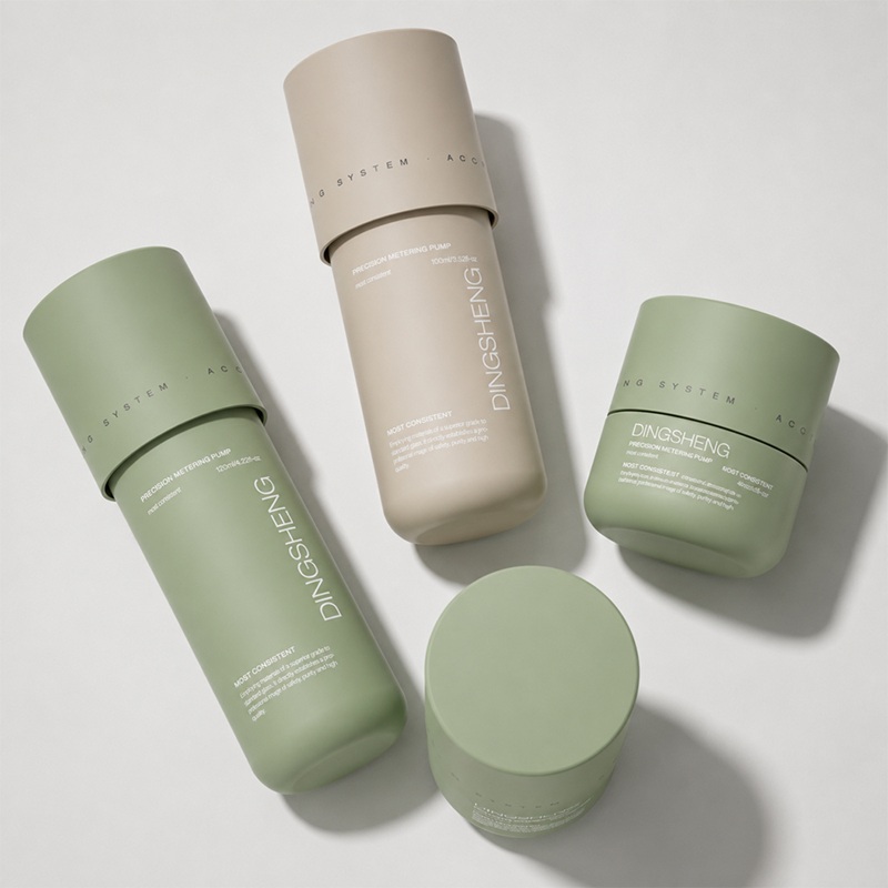 Precision Metering Pump Glass Skincare Packaging Precision Metering Pump Glass Skincare Packaging