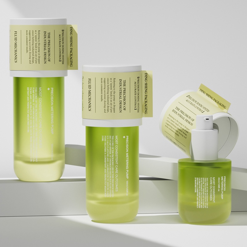 Precision Dosing Skincare Packaging Glass Bottles