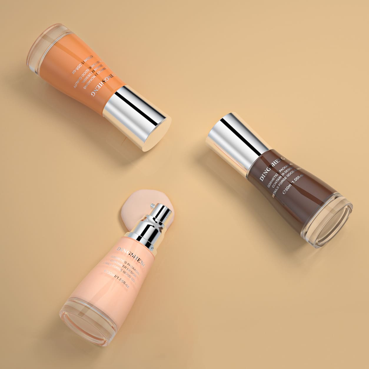 30ml Foundation Pump Bottle Applications