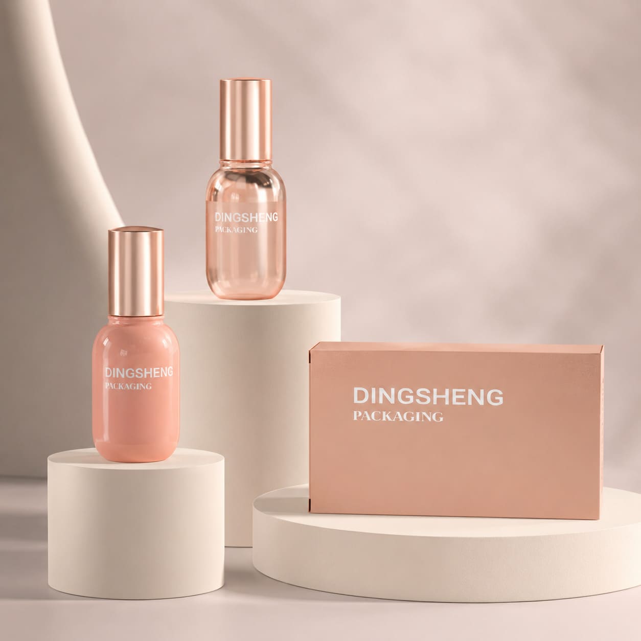 Premium Cosmetic Foundation Bottle Set for Beauty Packaging