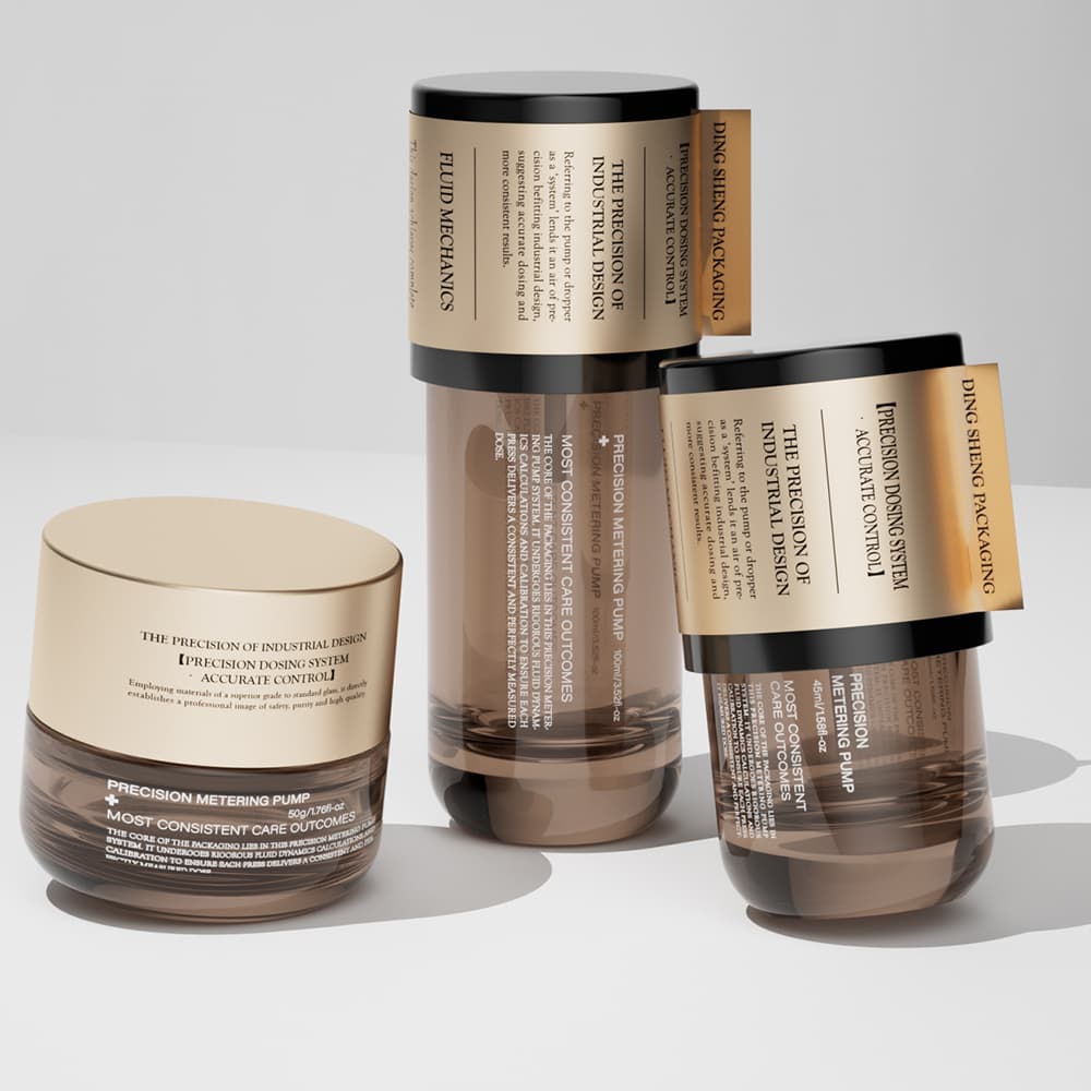 Clinical Amber Skincare Glass Jar and Bottle Set Clinical Amber Skincare Glass Jar and Bottle Set