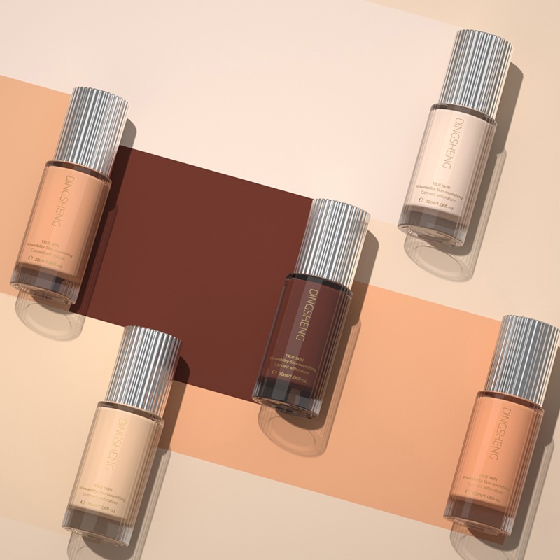 Luxury Ribbed Cap Cosmetic Packaging Bottle