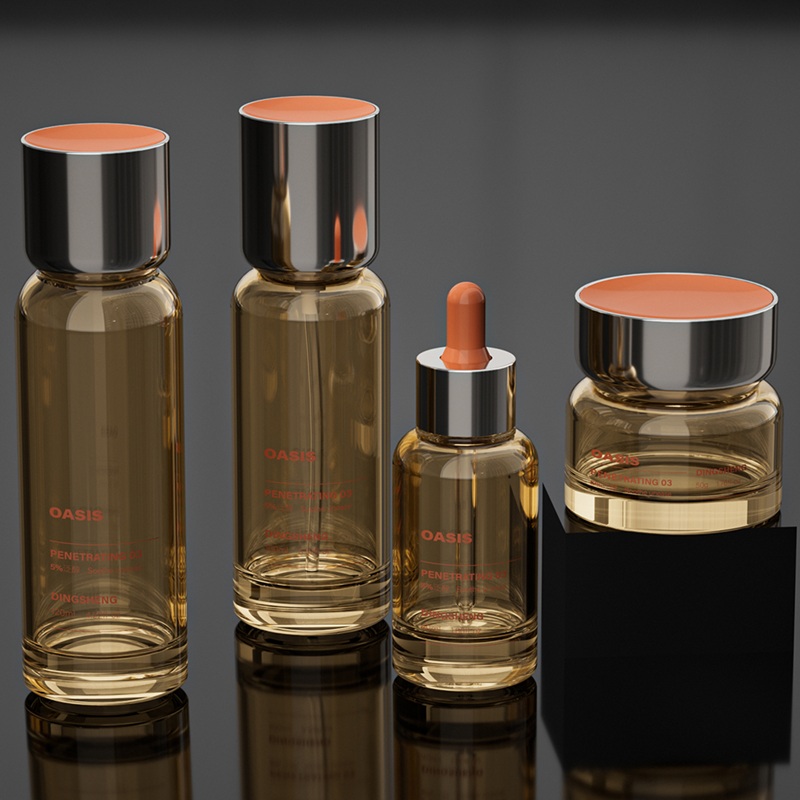 Amber Glass Essential Oil Bottles